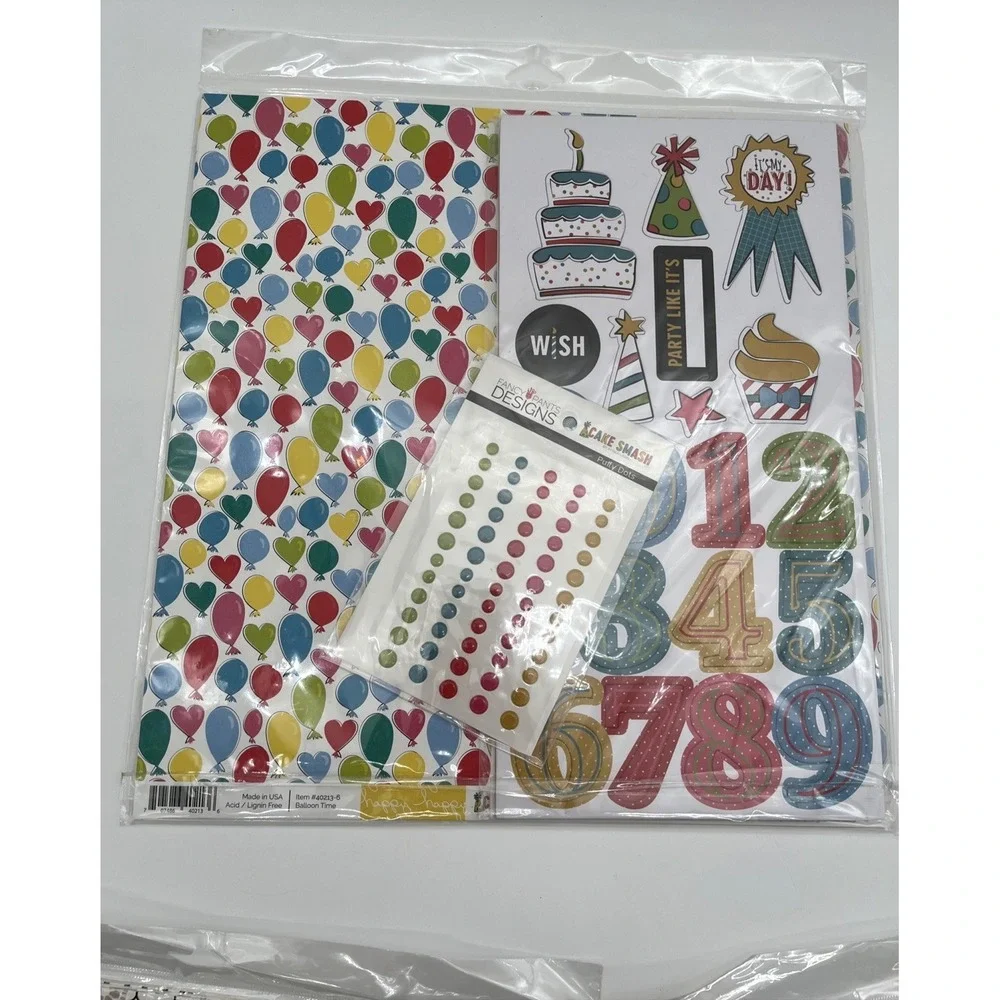 Scrapbooking Kit Craft Lot Echo Park Simple Stories Teresa Collins & More